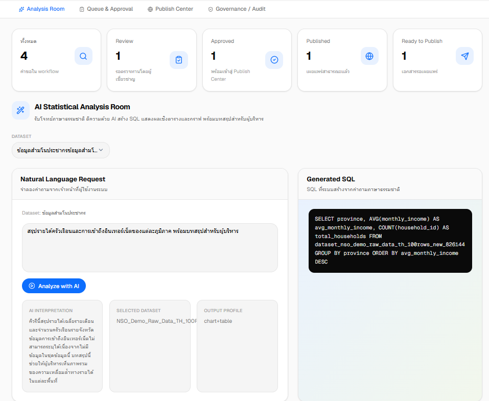 Small AlphaInsight interface preview