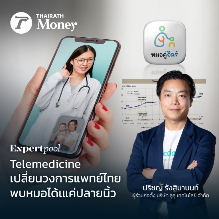 Telemedicine แอปหมอเด็กออนไลน์ หมอคู่คิดส์